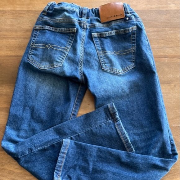 Lucky‎ Brand Authentic Skinny Blue Denim Jeans Girls Size 8 Straight Leg - Picture 6 of 7